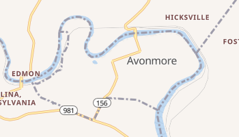 Avonmore, Pennsylvania map