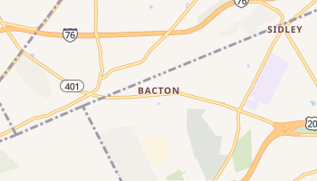 Bacton, Pennsylvania map