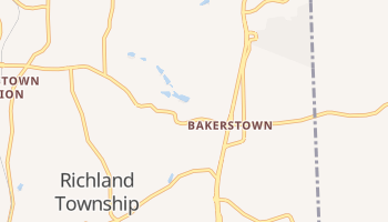 Bakerstown, Pennsylvania map