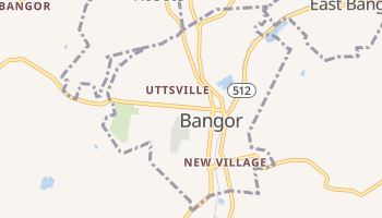 Bangor, Pennsylvania map