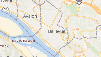 Bellevue, Pennsylvania map