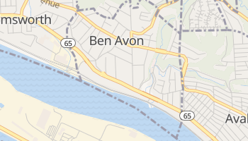 Ben Avon, Pennsylvania map