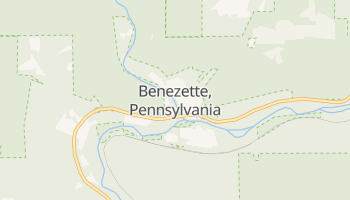 Benezette, Pennsylvania map