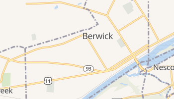 Berwick, Pennsylvania map