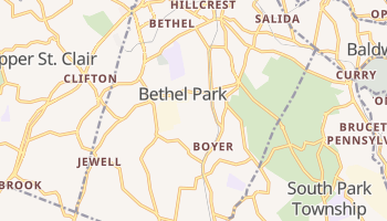 Bethel Park, Pennsylvania map