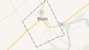 Blain, Pennsylvania map