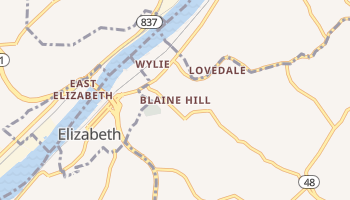 Blaine Hill, Pennsylvania map