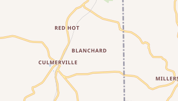 Blanchard, Pennsylvania map