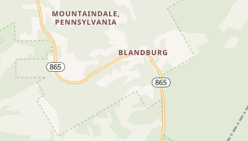 Blandburg, Pennsylvania map