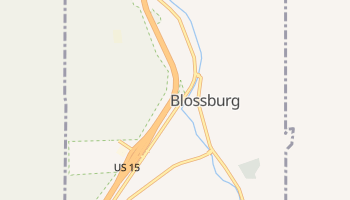 Blossburg, Pennsylvania map