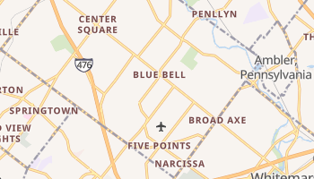 Blue Bell, Pennsylvania map