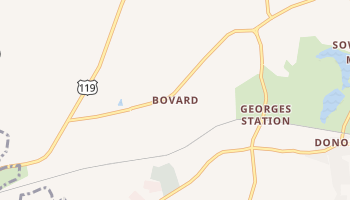 Bovard, Pennsylvania map