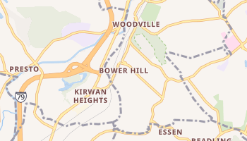 Bower Hill, Pennsylvania map