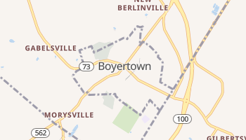 Boyertown, Pennsylvania map