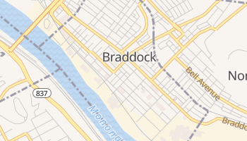 Braddock, Pennsylvania map