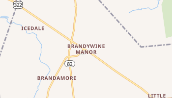 Brandywine Manor, Pennsylvania map