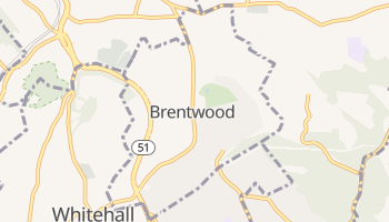 Brentwood, Pennsylvania map
