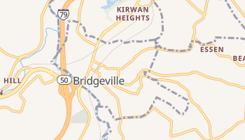 Bridgeville, Pennsylvania map