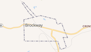 Brockway, Pennsylvania map