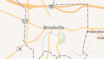 Brookville, Pennsylvania map