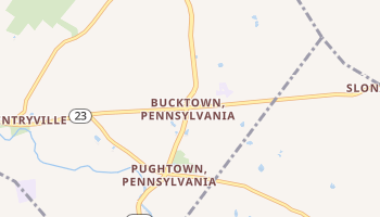 Bucktown, Pennsylvania map