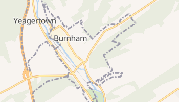 Burnham, Pennsylvania map