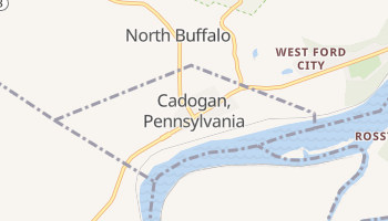 Cadogan, Pennsylvania map