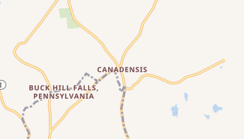 Canadensis, Pennsylvania map