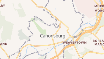 Canonsburg, Pennsylvania map