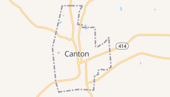 Canton, Pennsylvania map