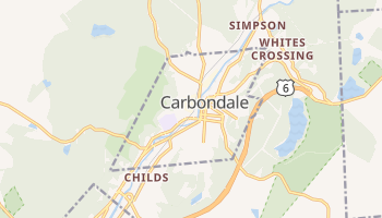Carbondale, Pennsylvania map