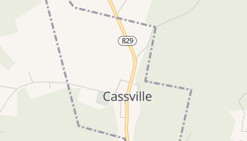 Cassville, Pennsylvania map