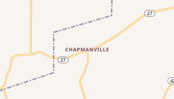 Chapmanville, Pennsylvania map