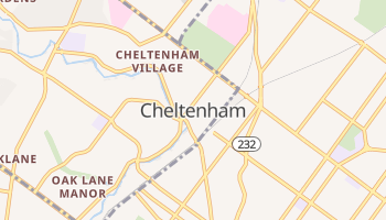 Cheltenham, Pennsylvania map