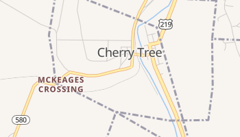 Cherry Tree, Pennsylvania map