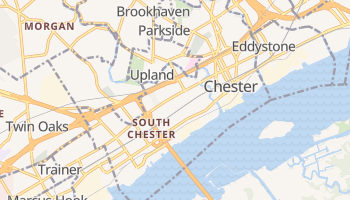 Chester, Pennsylvania map