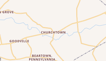 Churchtown, Pennsylvania map