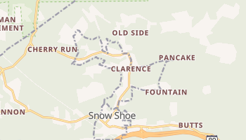 Clarence, Pennsylvania map