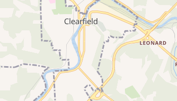 Clearfield, Pennsylvania map