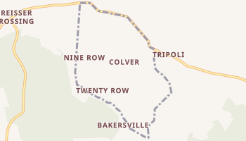 Colver, Pennsylvania map