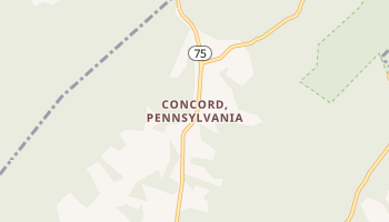 Concord, Pennsylvania map