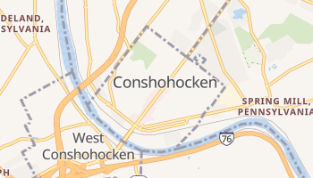 Conshohocken, Pennsylvania map