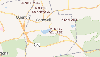 Cornwall, Pennsylvania map