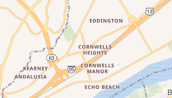 Cornwells Heights, Pennsylvania map
