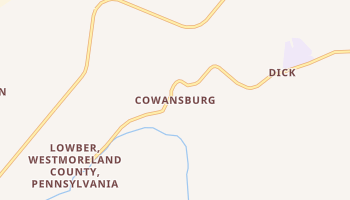 Cowansburg, Pennsylvania map