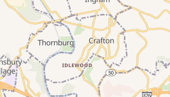 Crafton, Pennsylvania map