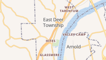 Creighton, Pennsylvania map