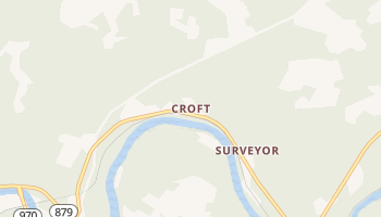 Croft, Pennsylvania map