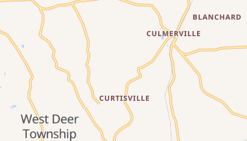Curtisville, Pennsylvania map