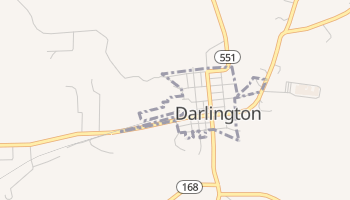 Darlington, Pennsylvania map